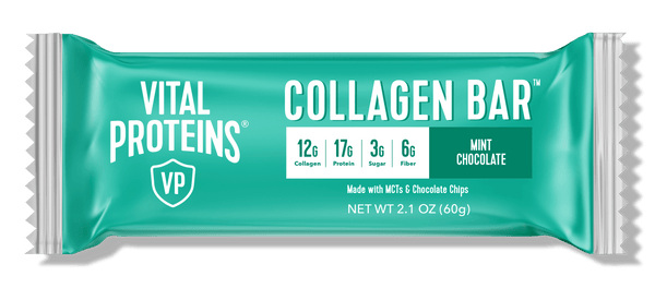 mint chocolate collagen bar