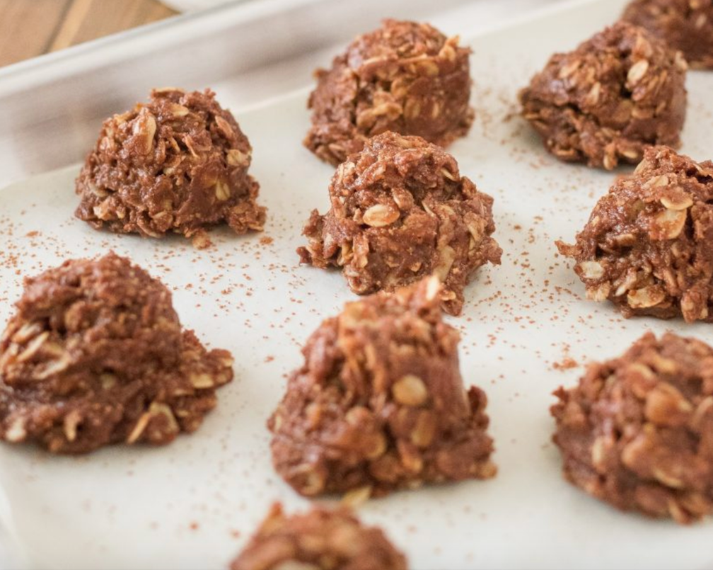 cocoa whey no bake cookies