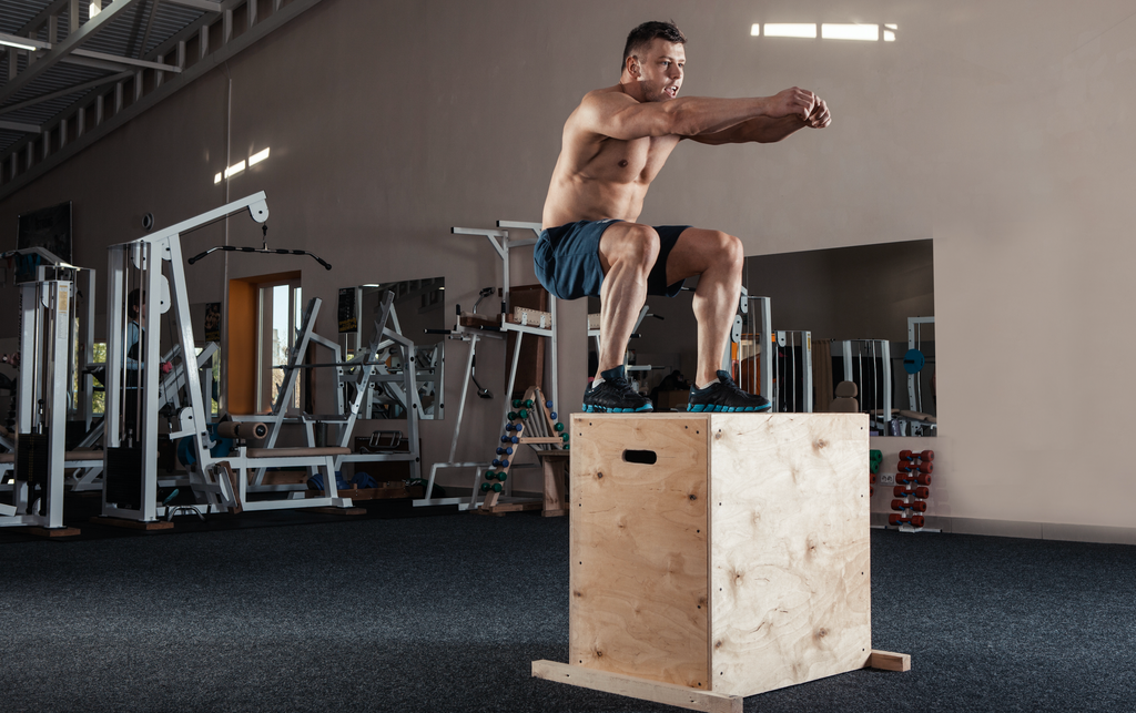 box jumps leg workout challenge