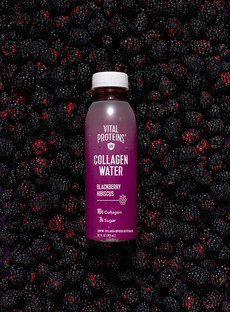 blackberry hibiscus collagen water