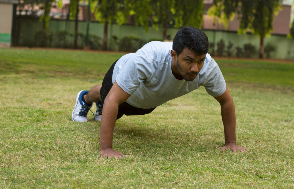 bodyweight chest exercise