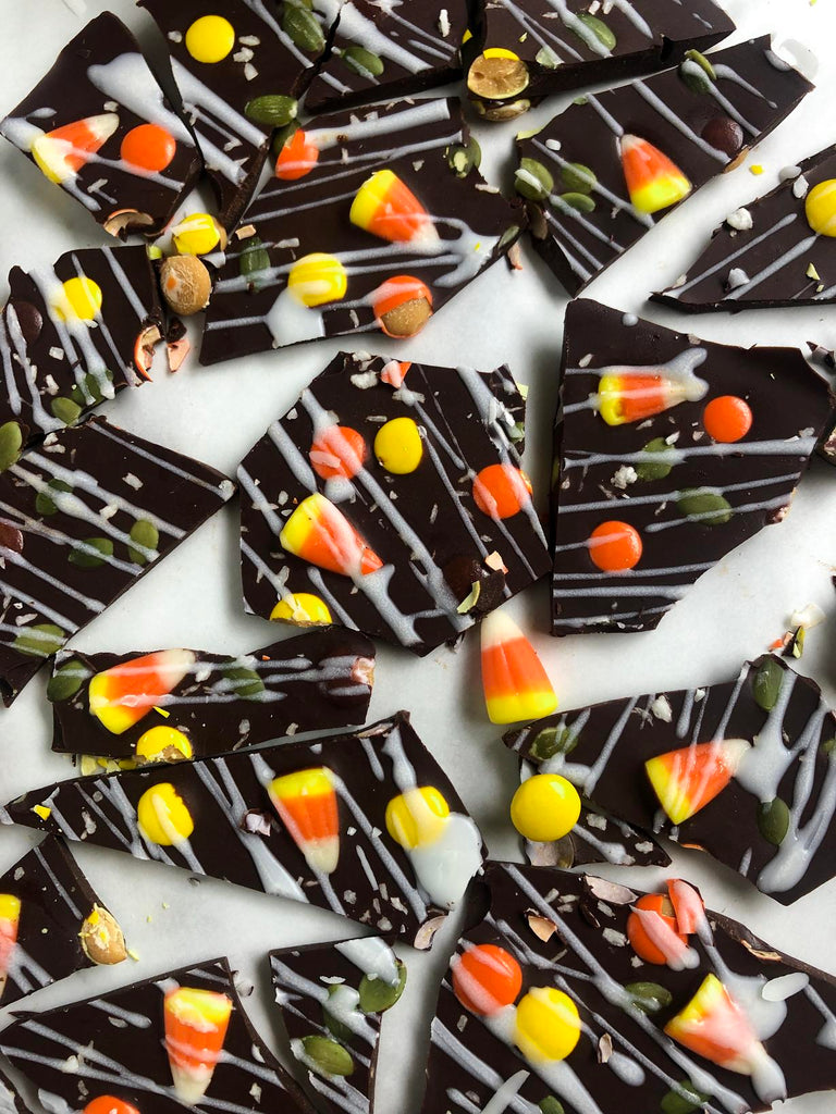 halloween candy bark