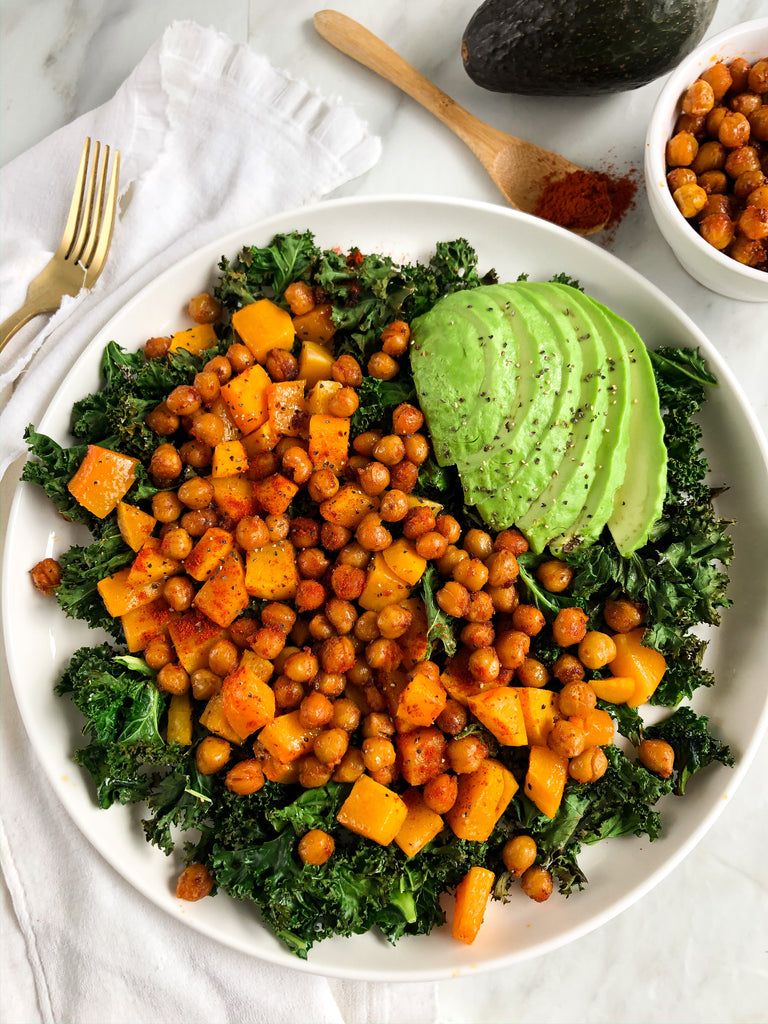 roasted chickpea salad