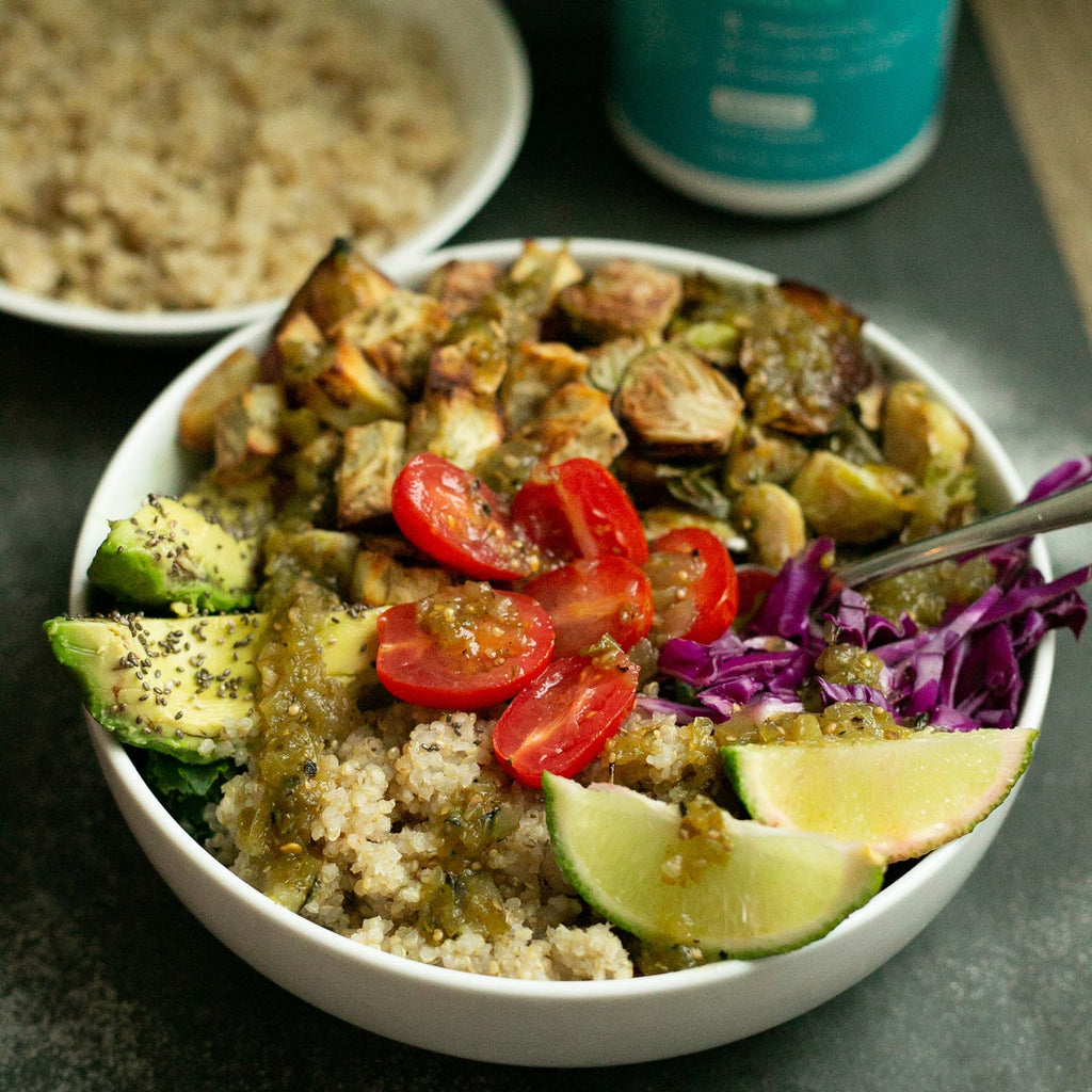 sweet potato buddha bowl