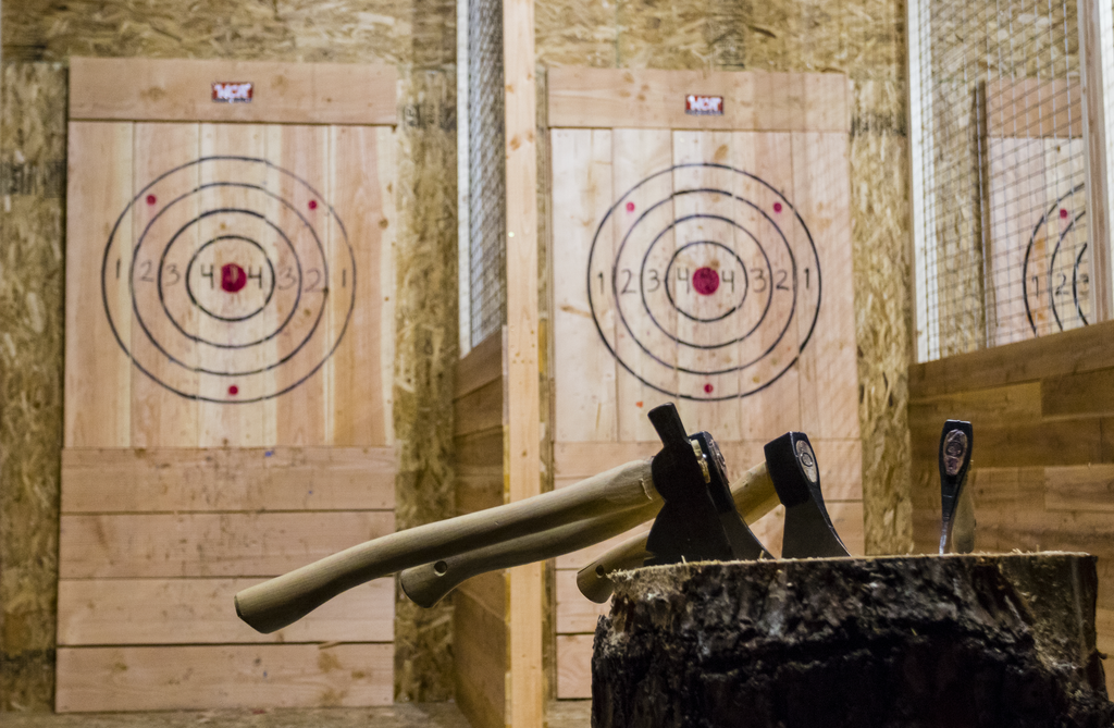 axe throwing valentines day