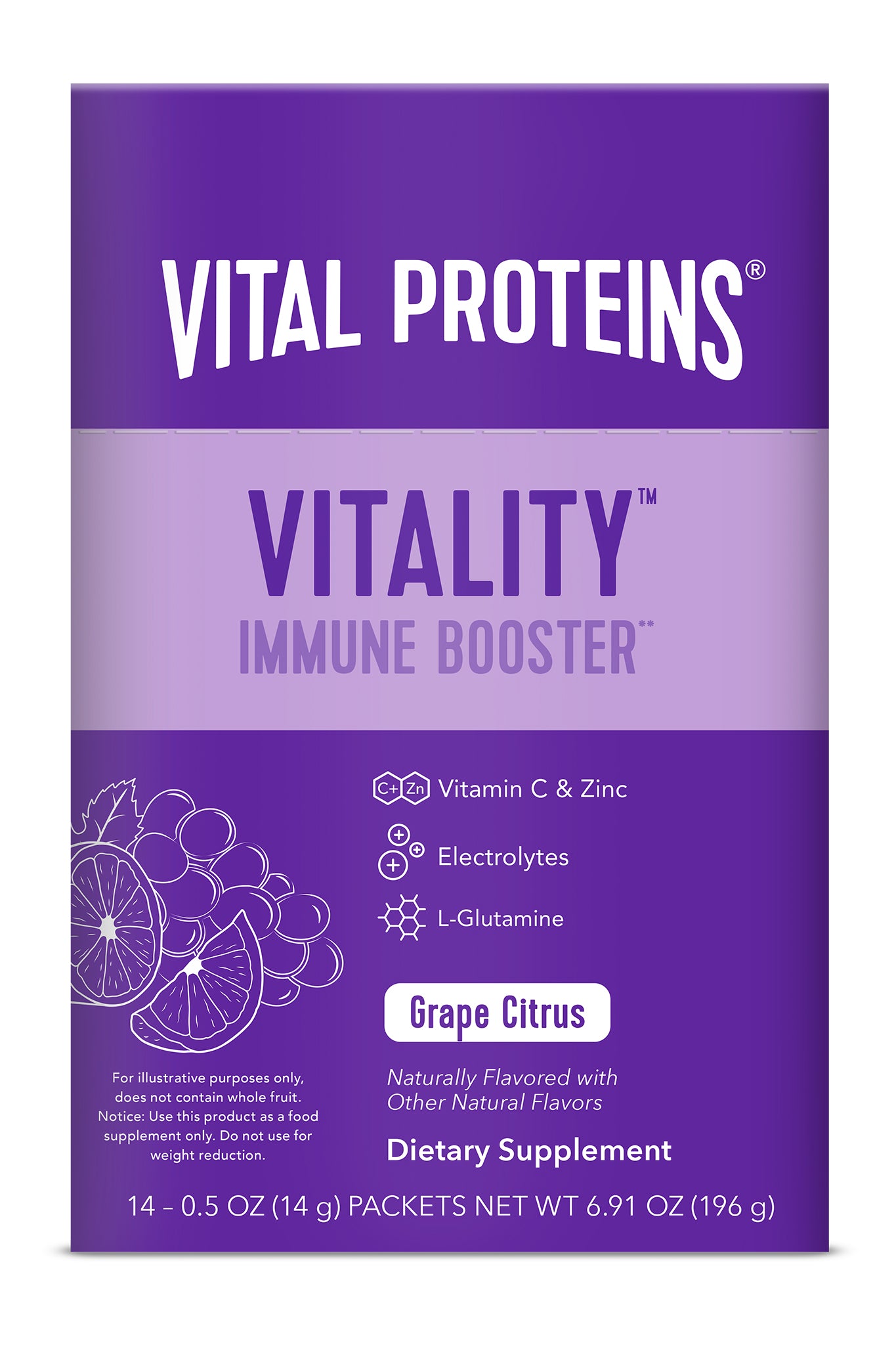 Image of Vital Proteins Vitality™ Immune Booster** - Grape Citrus