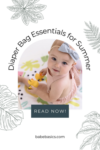 diaper bag essentials for babies in summer