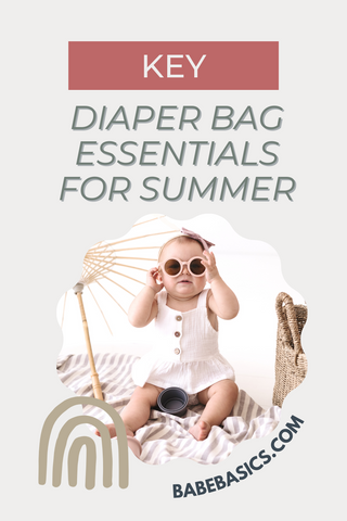 diaper bag essentials for babies in summer