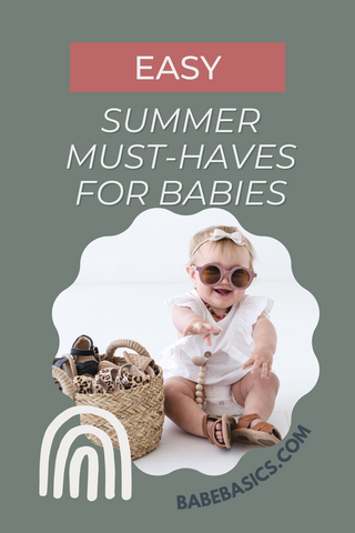 summer baby essentials for travel