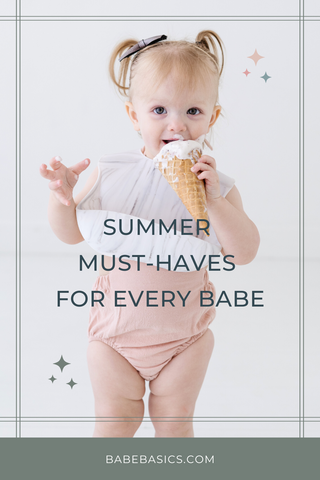 summer must have travel items for babies