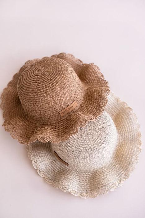 Sport moersleutel flexibel Straw Baby Hat | Babe Basics