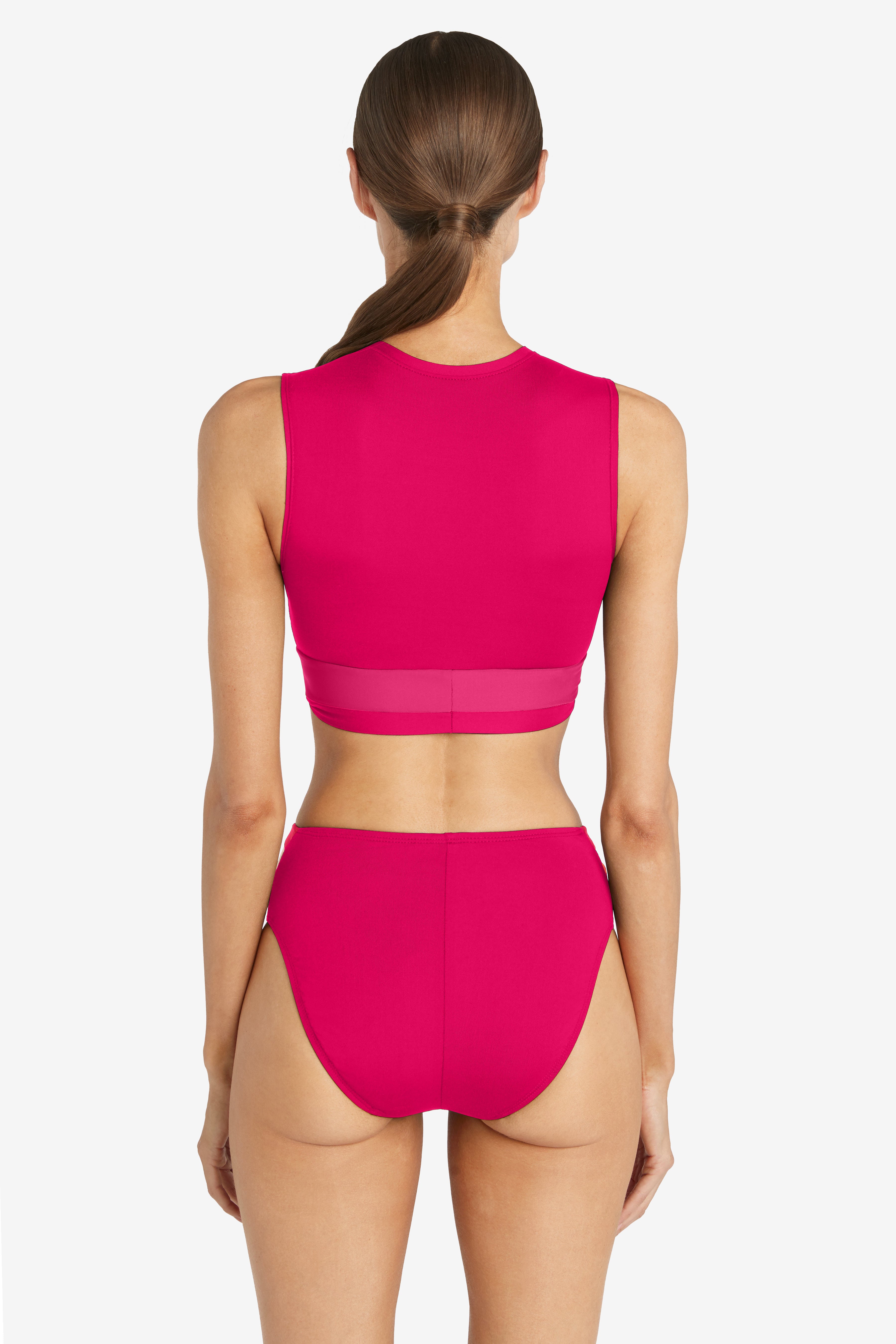 BILLIE HIGH WAIST FRONT KNOT BIKINI BOTTOM