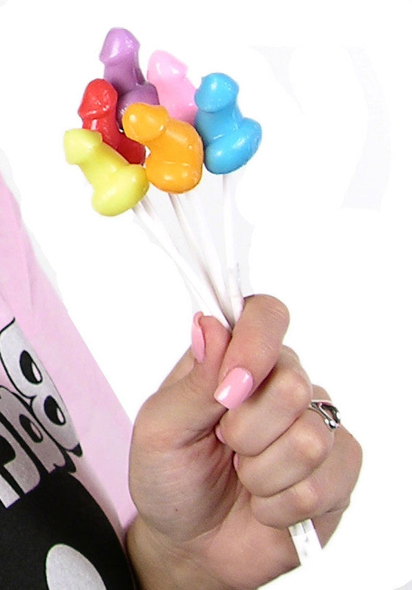 Image of 6 Penis Lollipops In A Bouquet