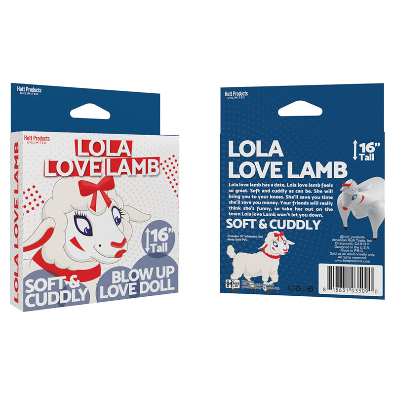 Image of Lola The Love Lamb - Blow Up Sheep