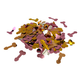 Heart Confetti - Bachelorette Party Decorations - Red and Pink, 7.8g
