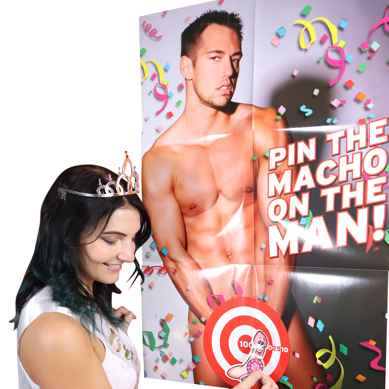 Image of Pin The Macho On The Man Game