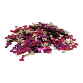 Heart Confetti - Bachelorette Party Decorations - Red and Pink, 7.8g