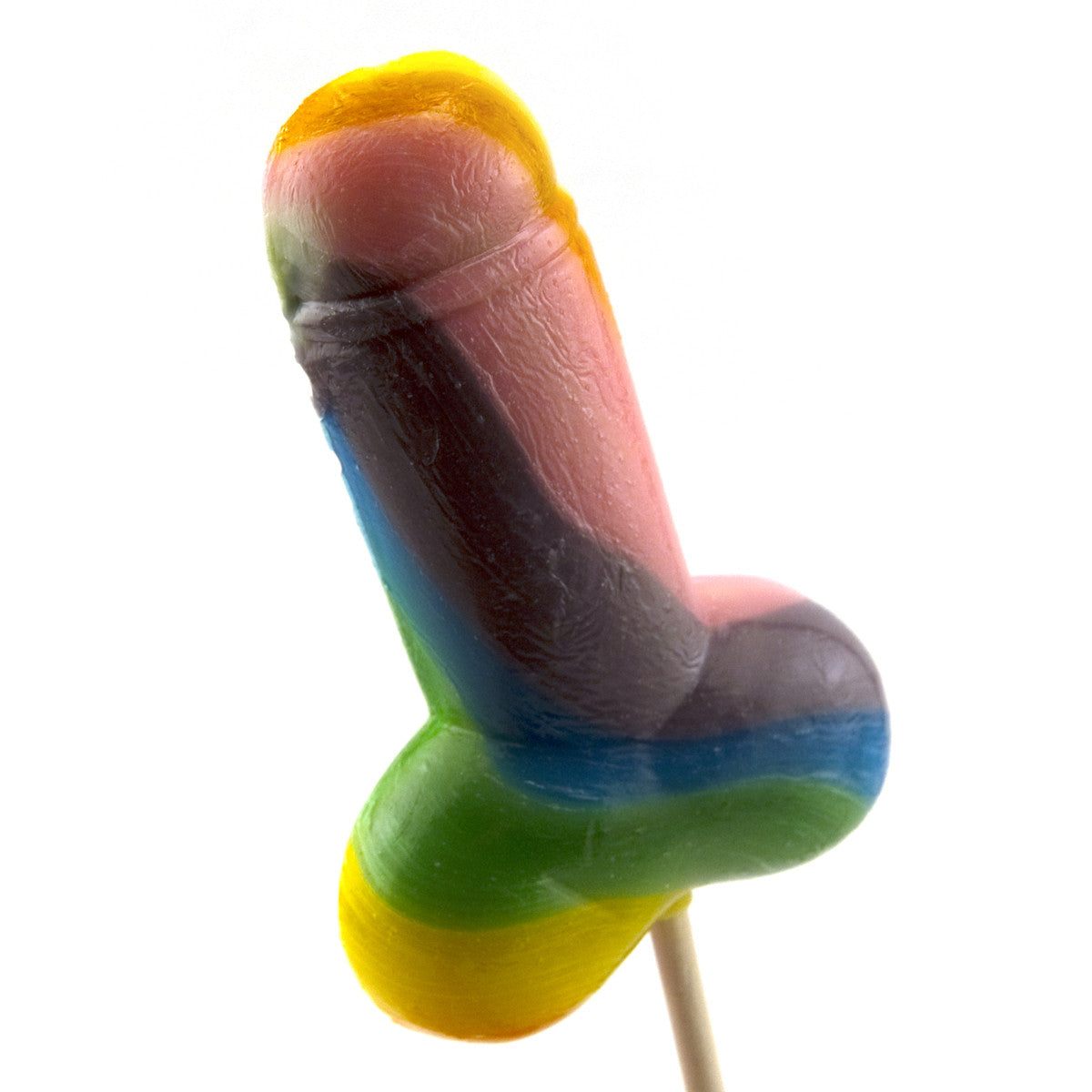 Image of Rainbow Penis Lollipop
