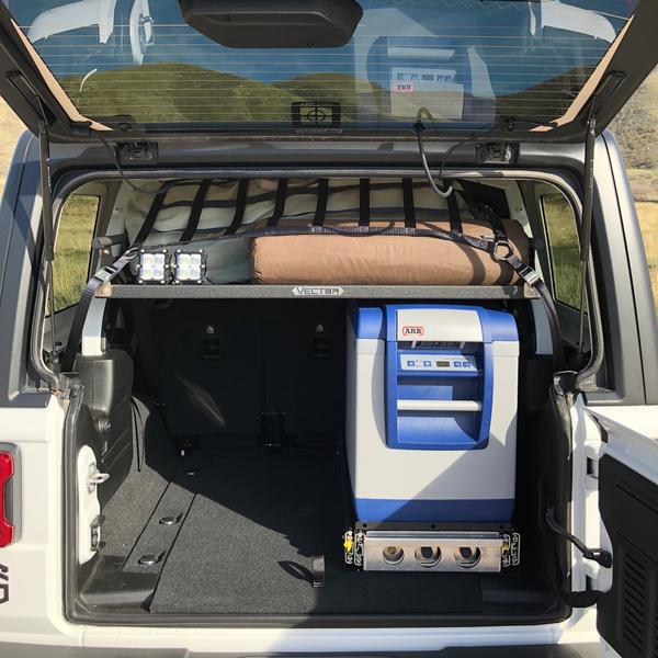 jeep rear storage rack