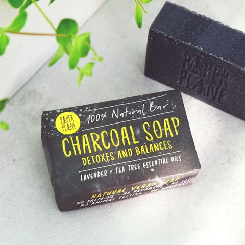 soap made with charcoal 