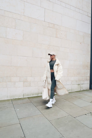KIHT collective outfit styled with oversized jacket