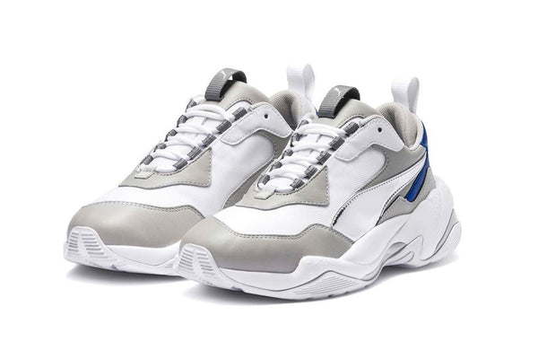 white and silver puma thunder electric dad trainer