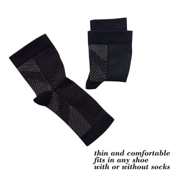 Anti-Fatigue Compression Ankle Sock for Improved Circulation &Swelling ...