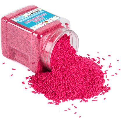 Pink Sprinkles - 1.6 LB - Pink Sprinkles Bulk - Easter Sprinkles - Pink Sprinkles Jimmies - Cupcake Toppings for Mothers Day, Birthdays, Baby Showers and More!