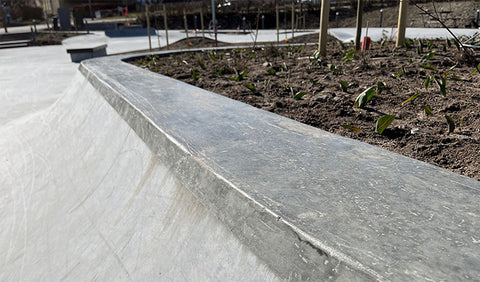 Lækker betonkant fra FSR Beton skatepark