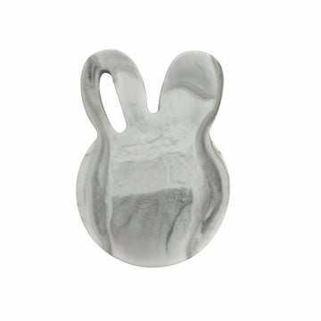 Bunny Baby Teether in Marble by One.Chew.Three
