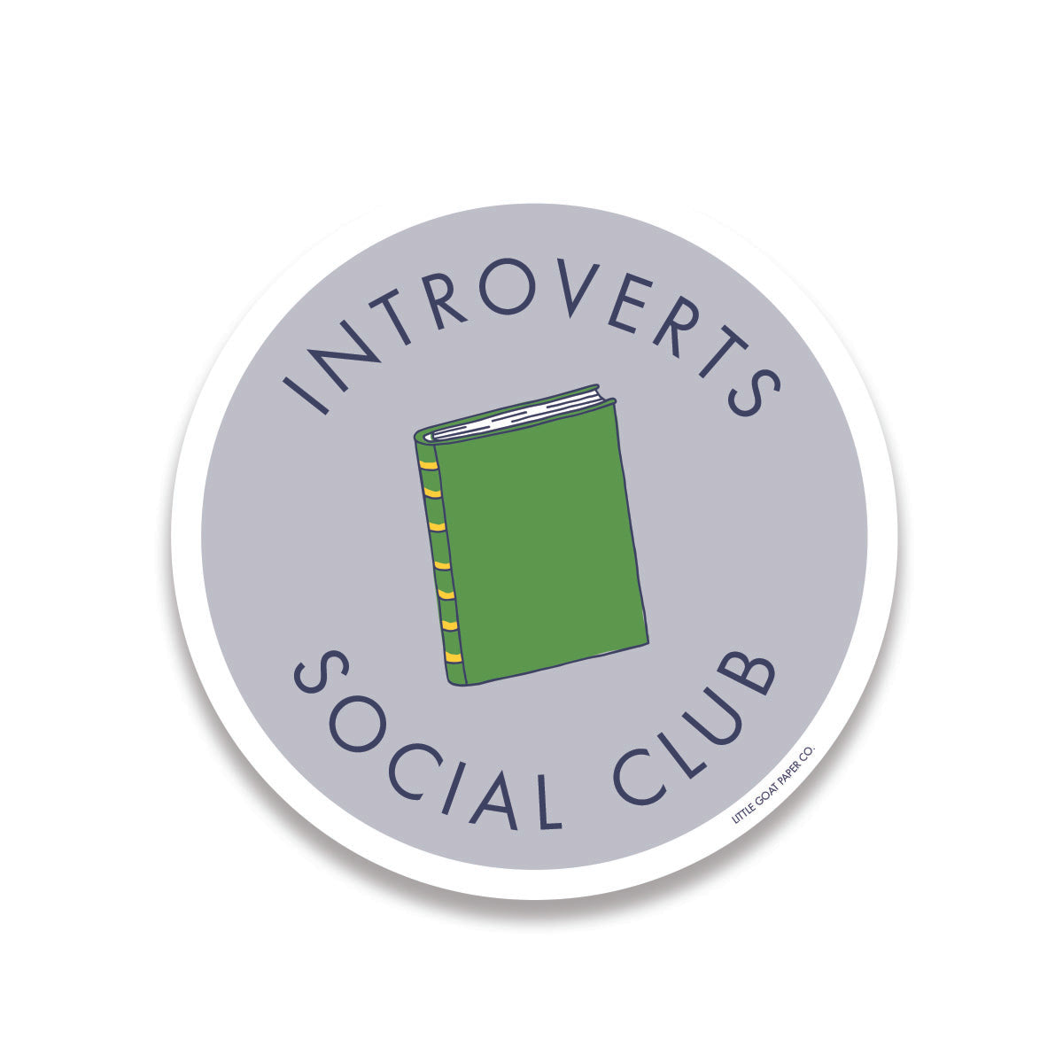 Introverts Social Club Sticker