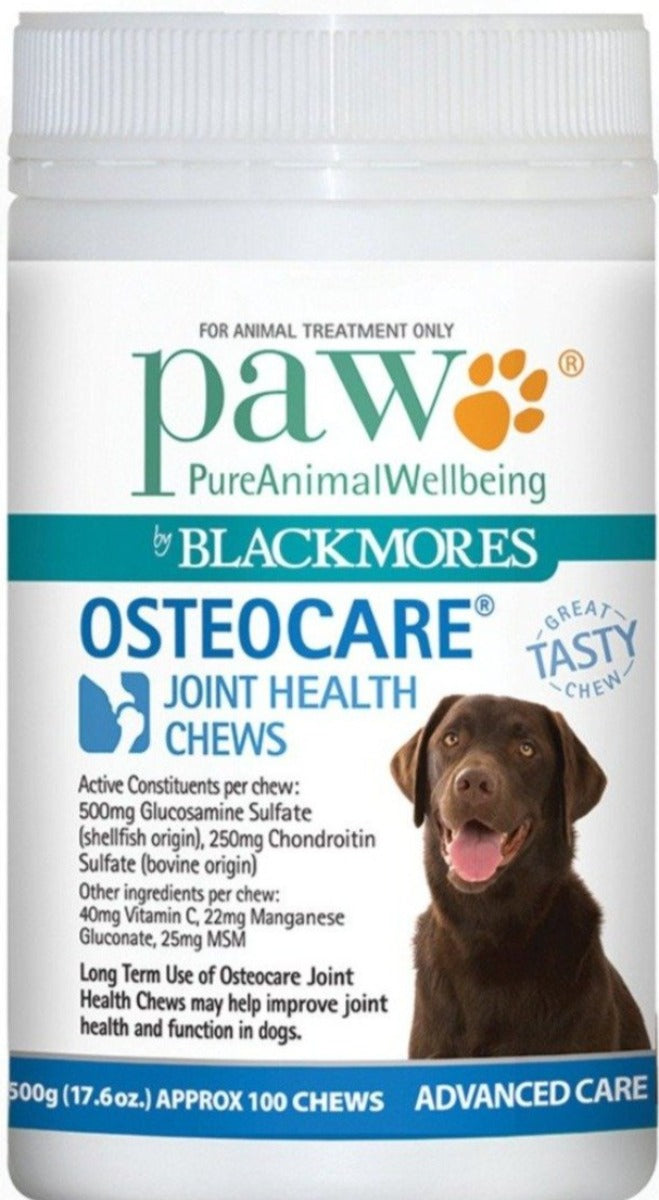 paw osteocare joint health chews 500g