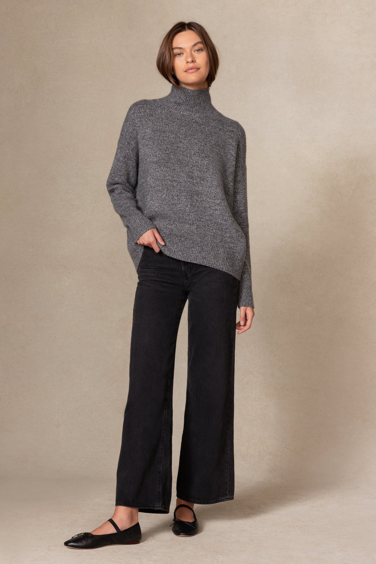 Image of JOSLYN TURTLENECK CASHMERE SWEATER