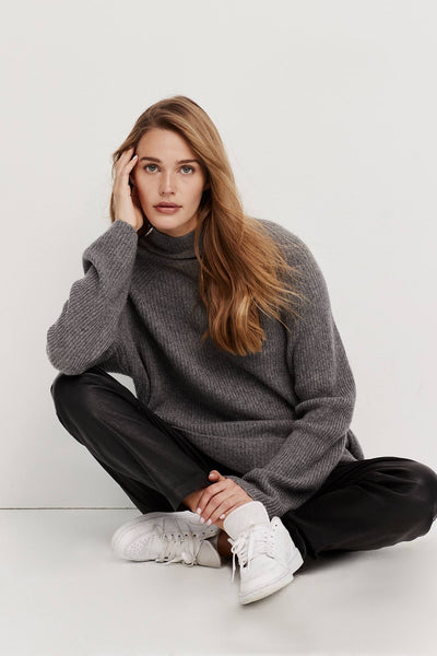 Women's Cora Chunky Knit Turtleneck Sweater | NakedCashmere