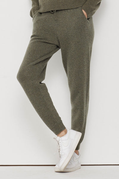 Women's Uri Slouchy Knit Cashmere Joggers | NakedCashmere