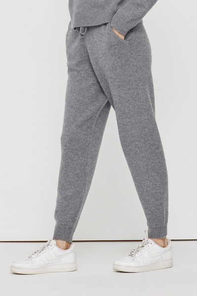 Women's Uri Slouchy Knit Cashmere Joggers | NakedCashmere