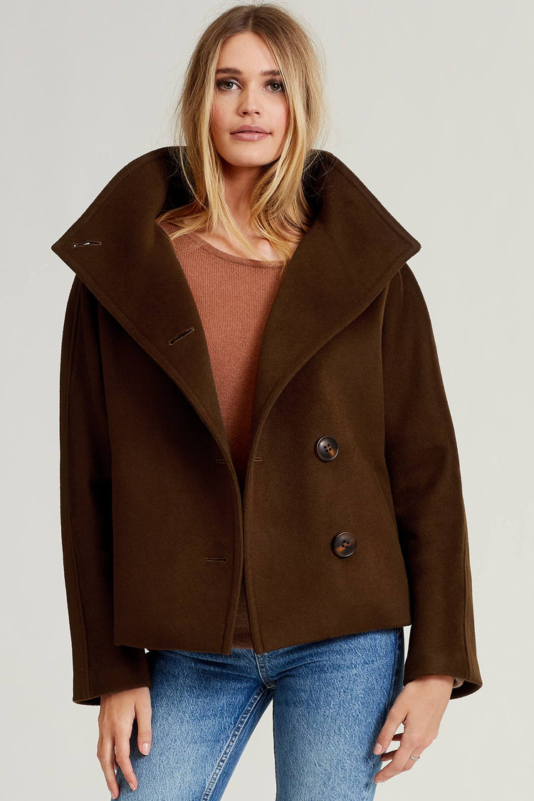 Women's Blake Luxe Wool Cashmere Blend Coat | NakedCashmere