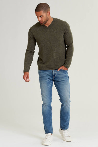 Men's Adam V-neck Cashmere Sweater | NakedCashmere