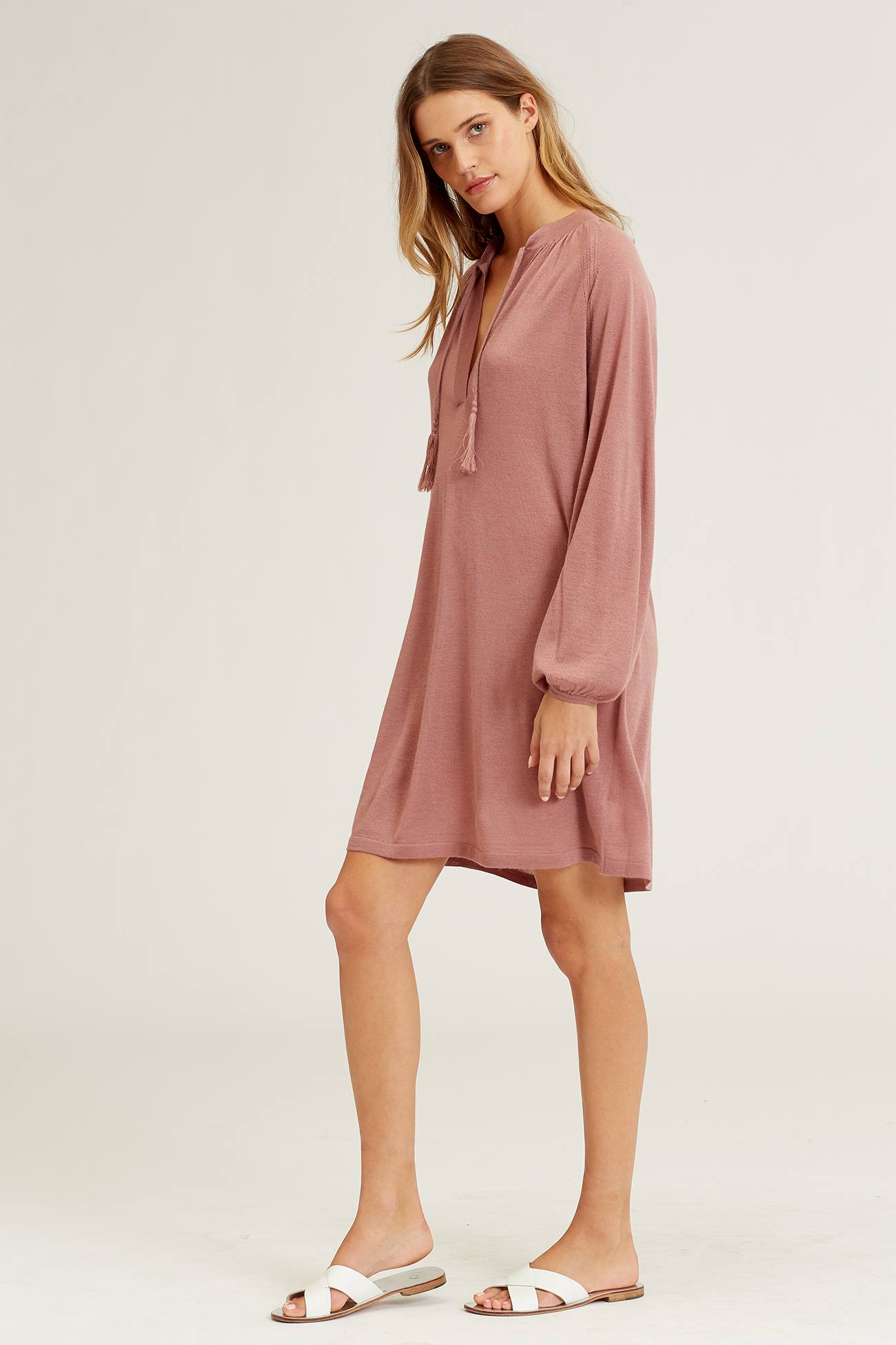 cashmere tunic dress