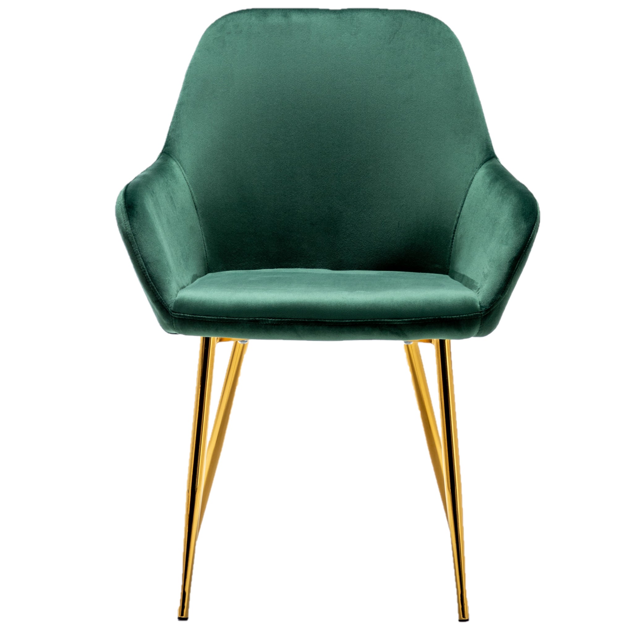 Tasmia Premium Emerald Green Accent Bucket Upholstered Modern Dining C