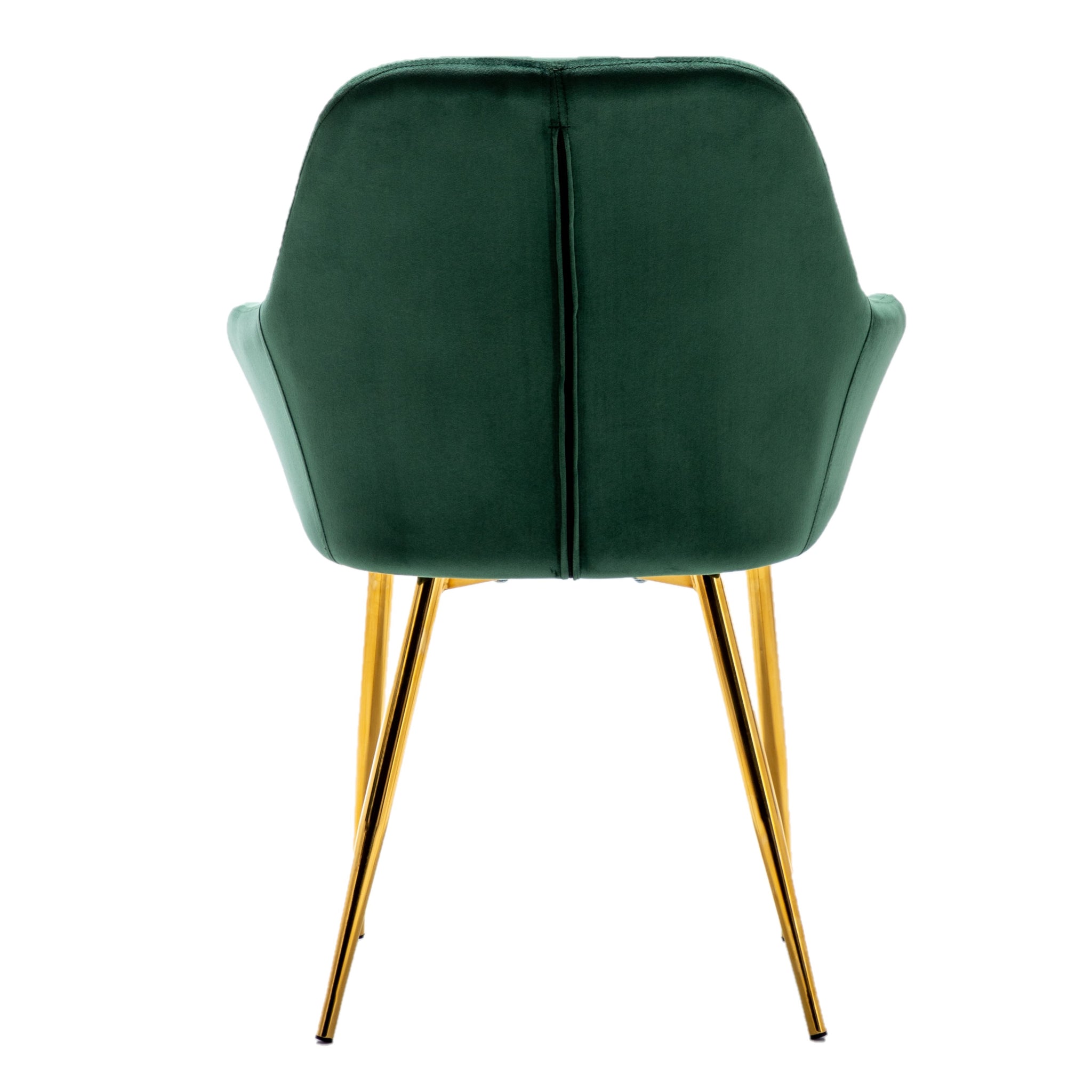 Tasmia Premium Emerald Green Accent Bucket Upholstered Modern Dining C