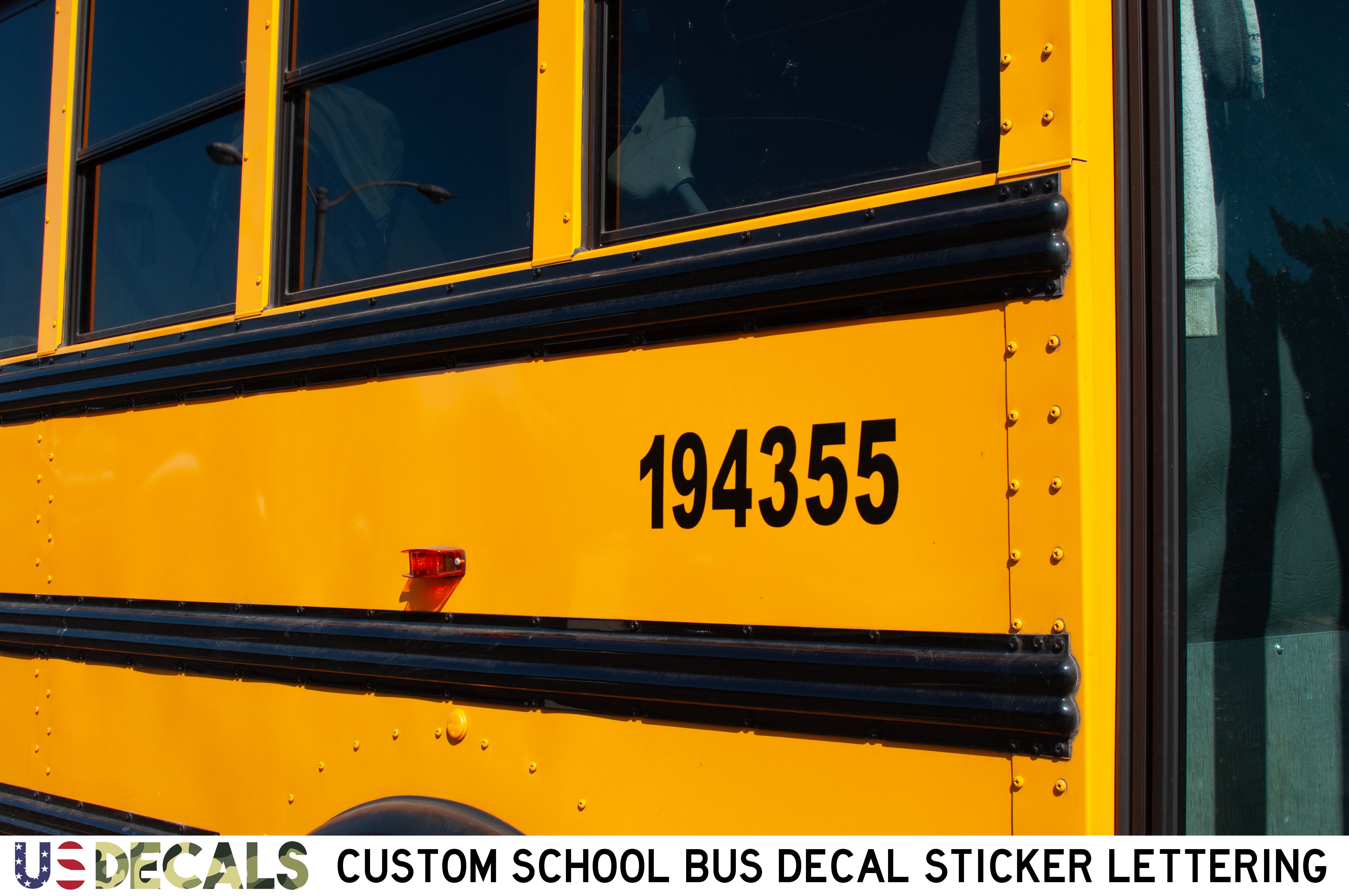 school bus stickers