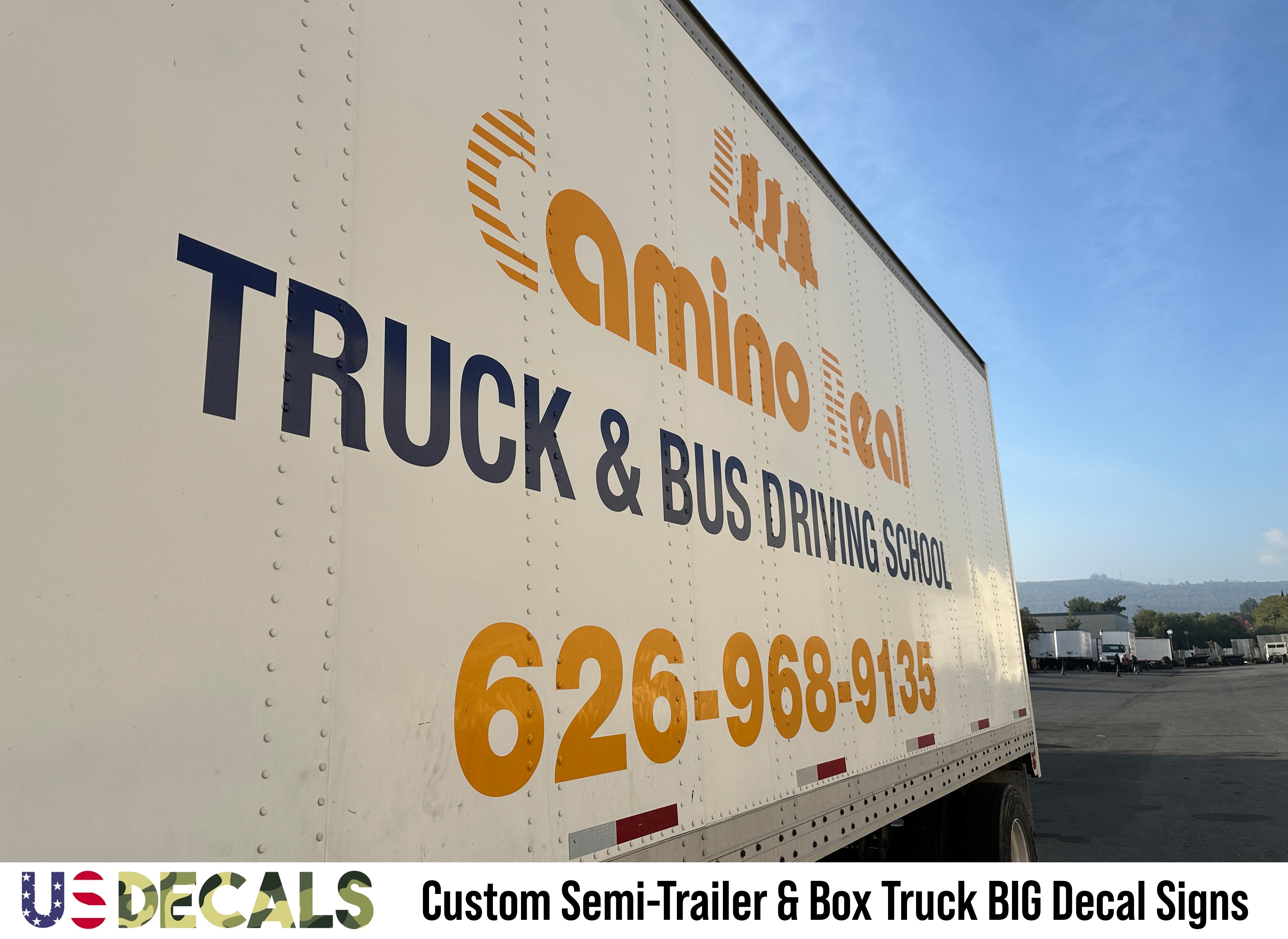 box truck trailer decal sticker signs