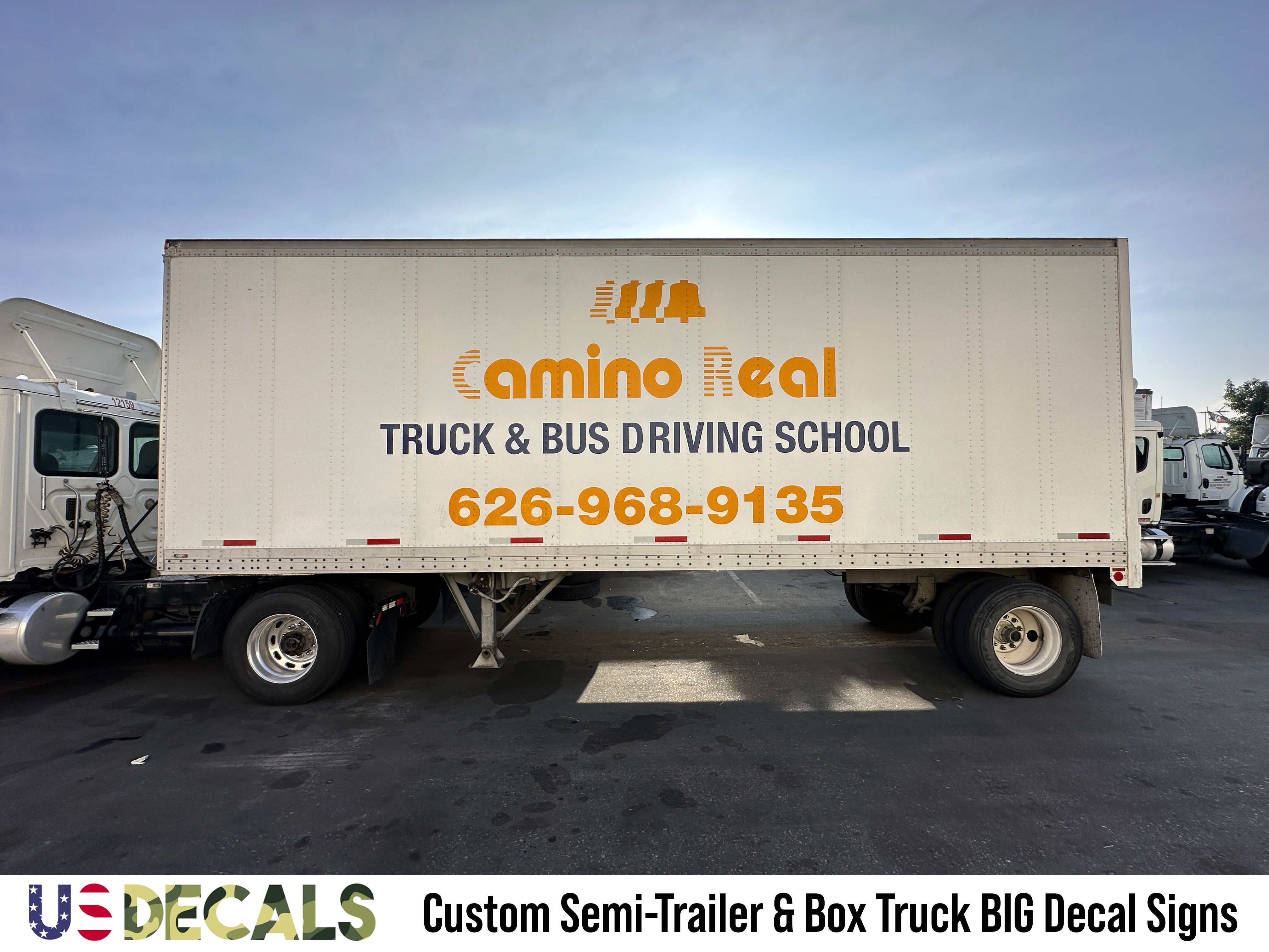 custom trailer sticker decals