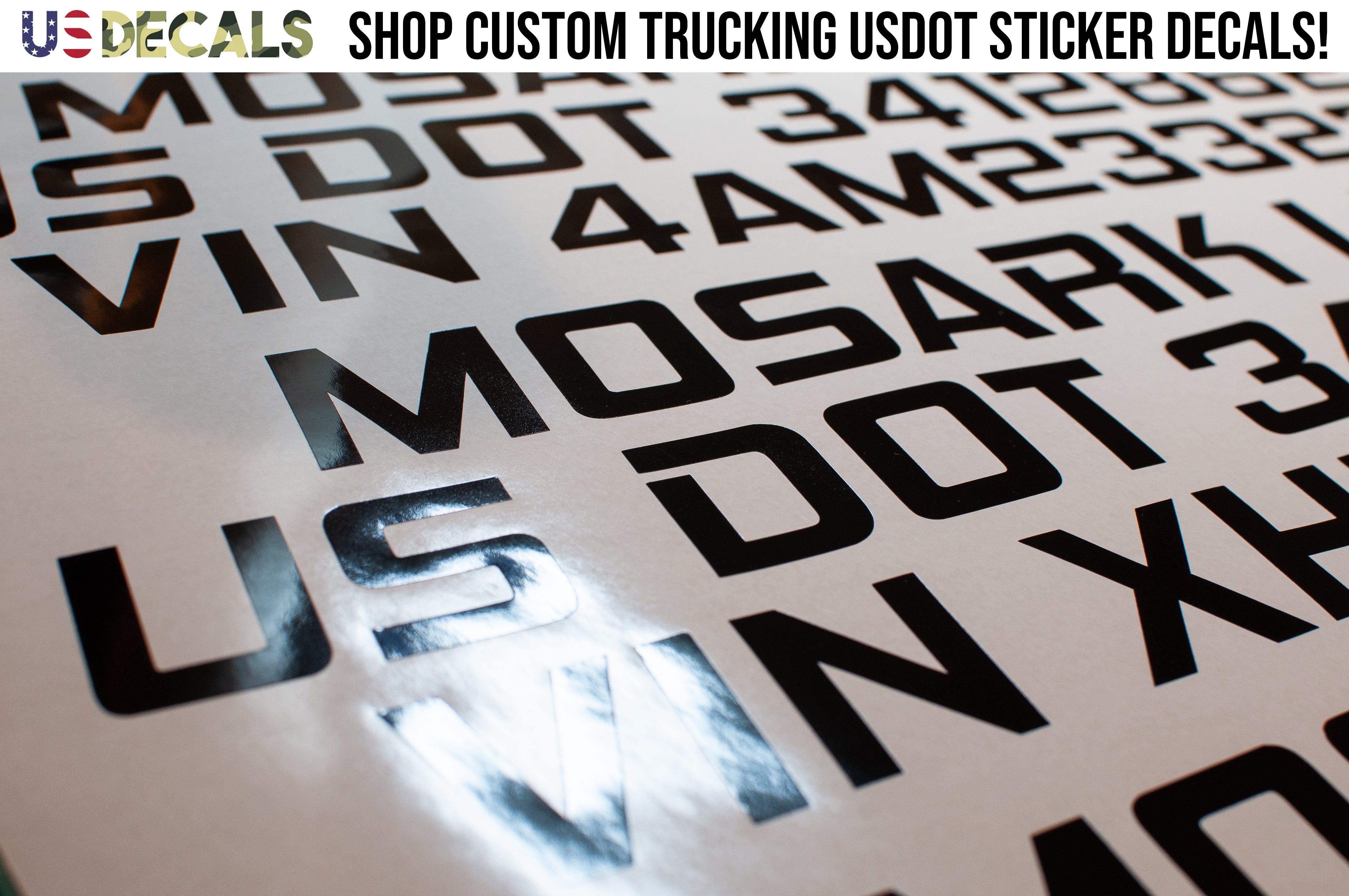 semi truck stickers usdot 