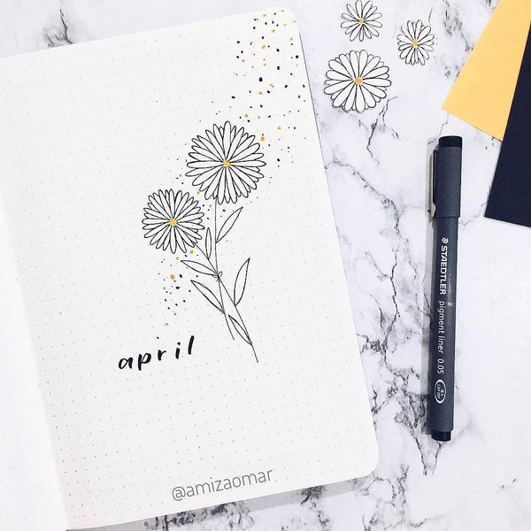 minimalist bullet journal idea