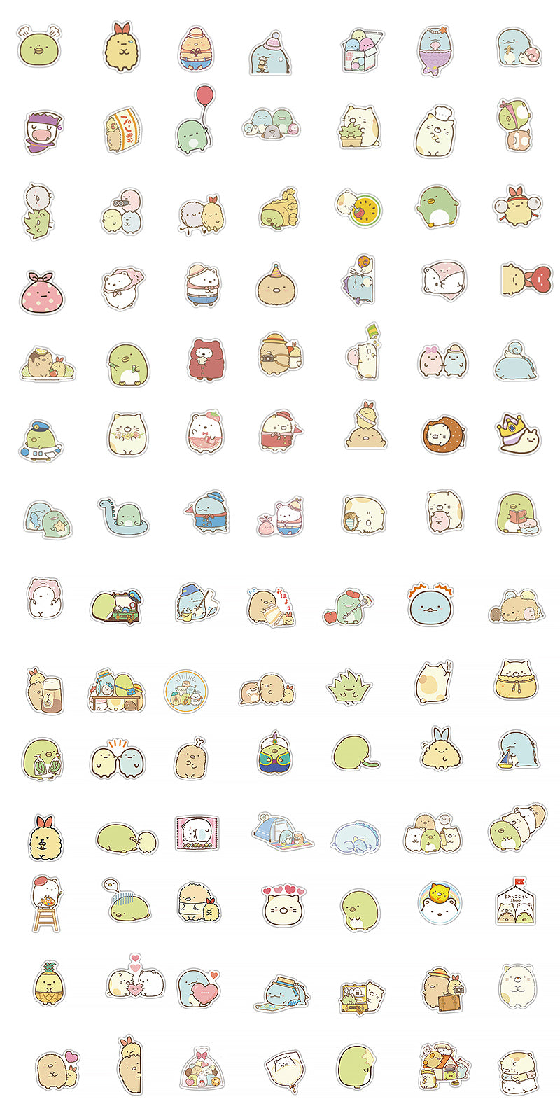 100 PCS Kawaii Sumikko gurashi Stickers for Water Bottles,Reusable Kids  Stickers, Waterproof Vinyl Stickers, Stickers for Toddlers Teen Girls Kids