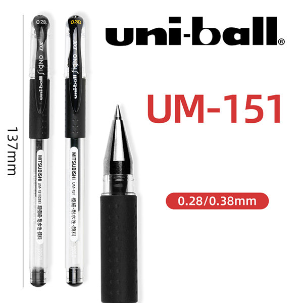 Uni Ball Signo 207 Blue Medium 0.7mm Blue Retractable Gel Ink Pen 3 Co