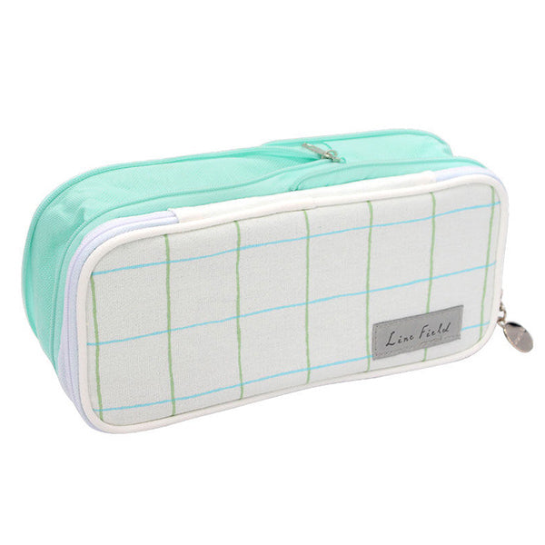 Pastel Zippered Large Foldable Pencil Case — A Lot Mall