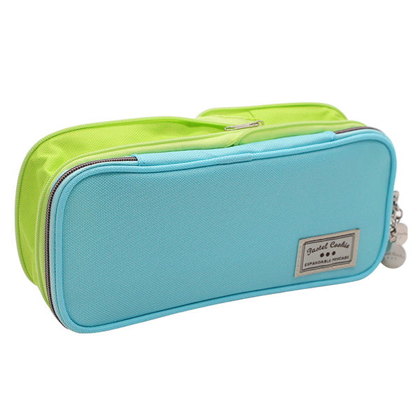 Pastel Zippered Large Foldable Pencil Case | A Lot Mall